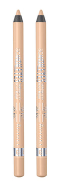Rimmel Scandaleyes Waterproof Kohl Kajal Eyeliner Pencil 005 Nude – 2-Pack | Intense, Long-Wearing