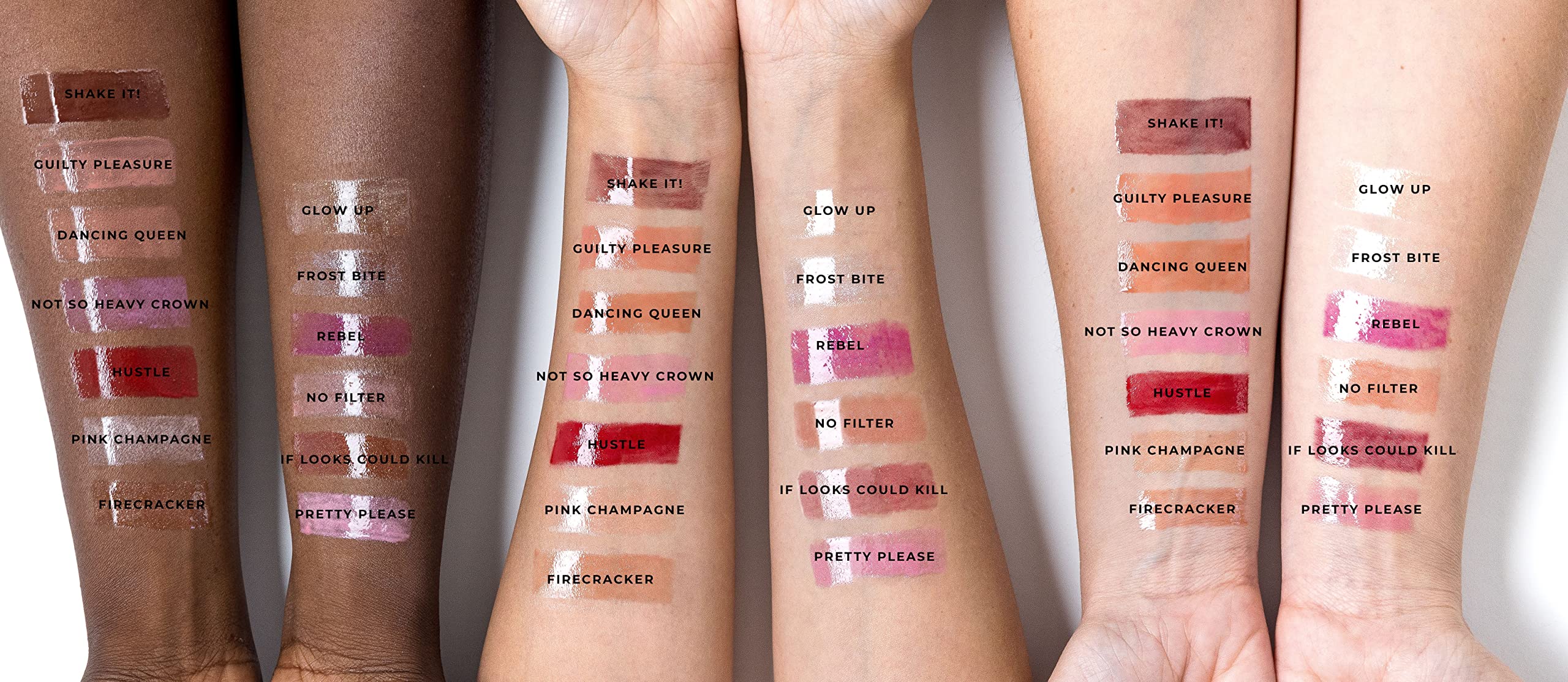 Rinna Beauty Icon Collection Hustle Lip Gloss – Tinted, Hydrating, Long-Lasting Shine | vegan & Cruelty-Free