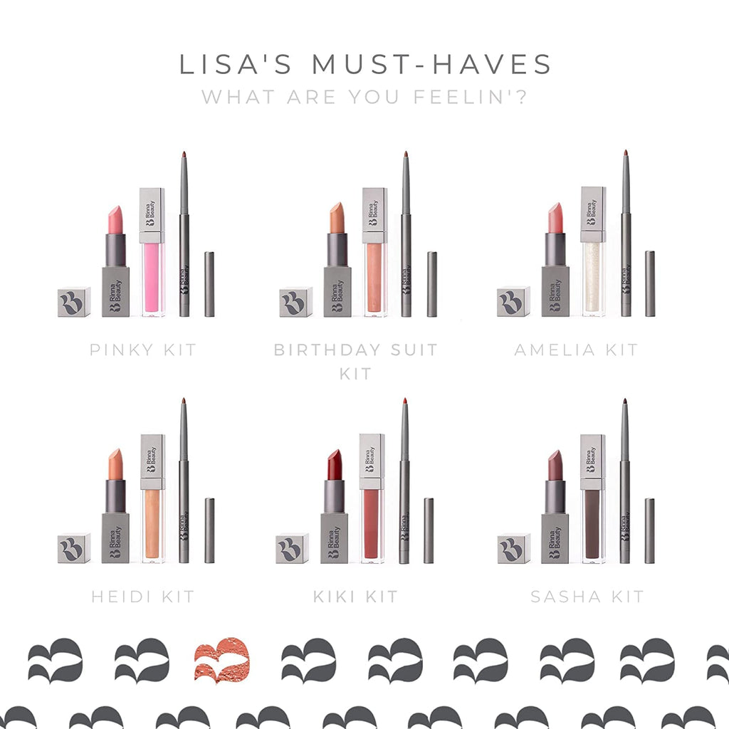 Rinna Beauty Icon Lip Kit – No Apologies | All-in-One Lip Kit (Lipstick, Lip Gloss, Lip Liner) – Nude Coral