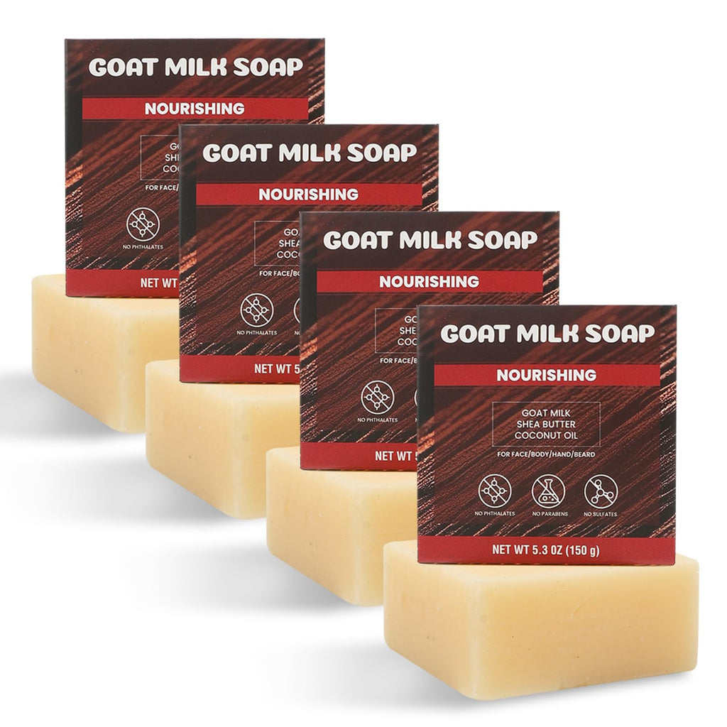 Rinse & Robust Men’s Soap Bar – Natural Sandalwood Calm, Moisturizing Cleanse (5.3 oz, 4-Pack)