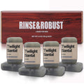 Rinse & Robust 4-in-1 Exfoliating Bar Gift Set for Men – Santal