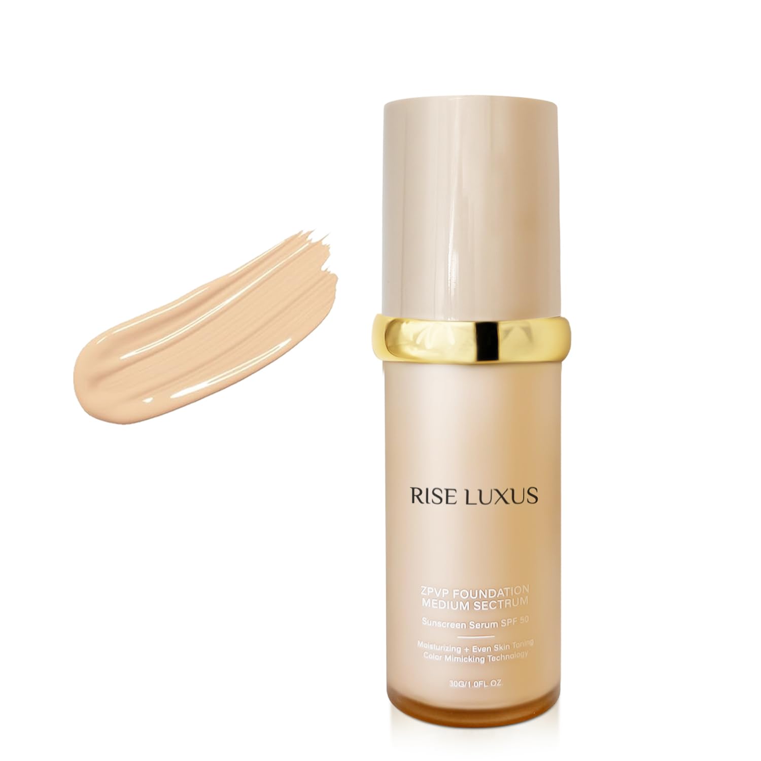 Rise Luxus Ultrablend 4 In 1 Foundation SPF 50 Waterproof – Lightweight Coverage