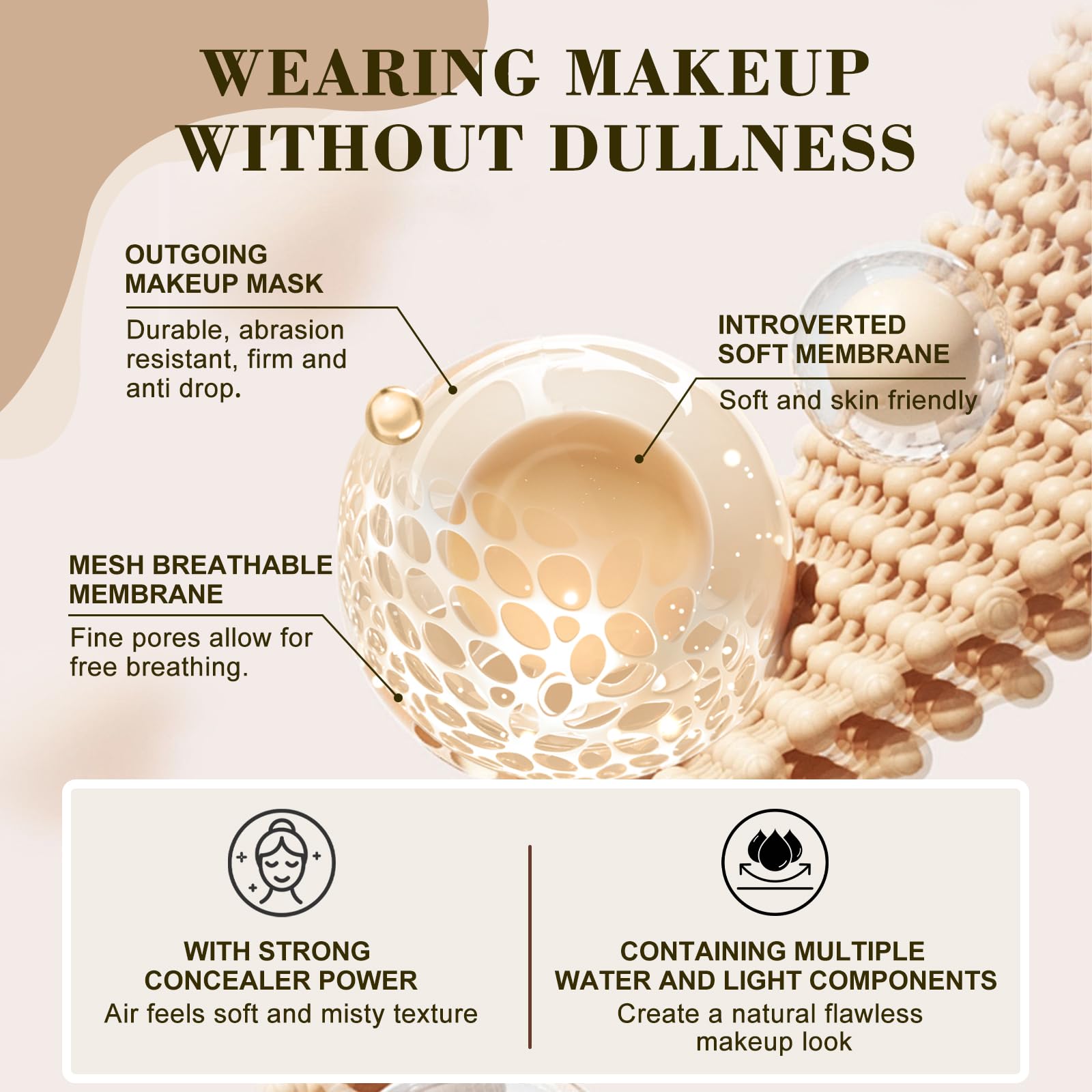 Rise Luxus Ultrablend 4 In 1 Foundation SPF 50 Waterproof – Lightweight Coverage