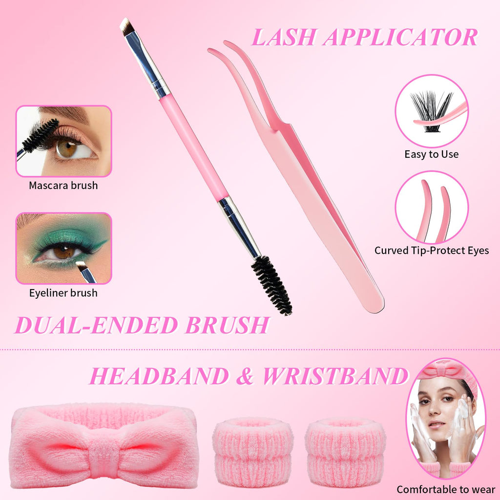 RITALASH Lash Clusters Kit — 3D Cat-Eye Extensions + Bond & Seal