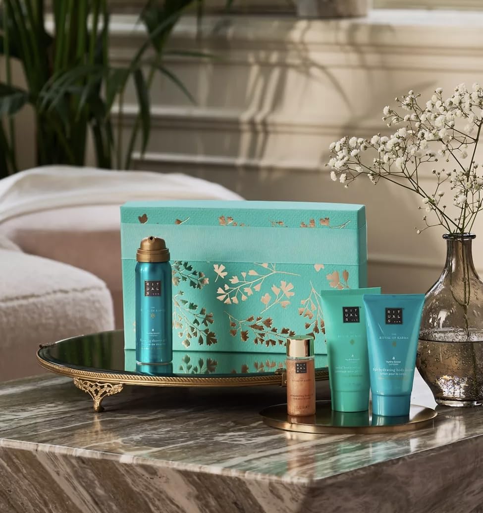 RITUALS Karma Giftset: Body Cream, Body Oil, Foaming & Cooling Shower Gels
