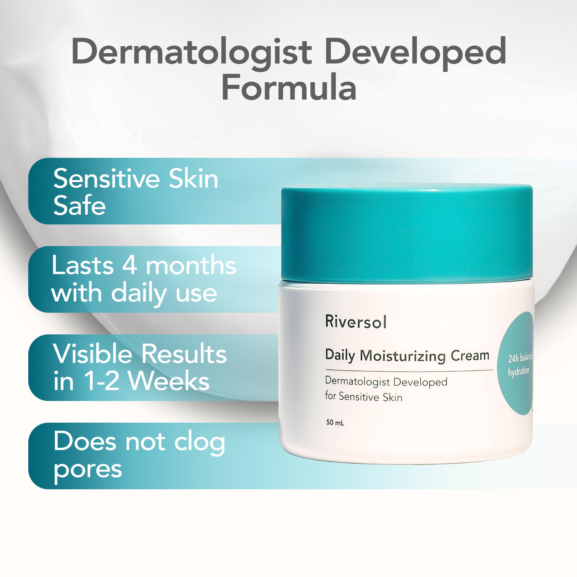 Riversol Daily Face Moisturizer – Lightweight Hydration with Vitamin C & E
