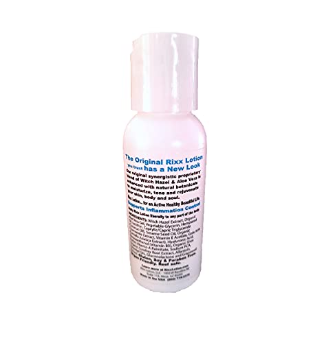 Rixx Lotion Original Travel-Size: Natural Herbal Moisturizer & Skin Toner