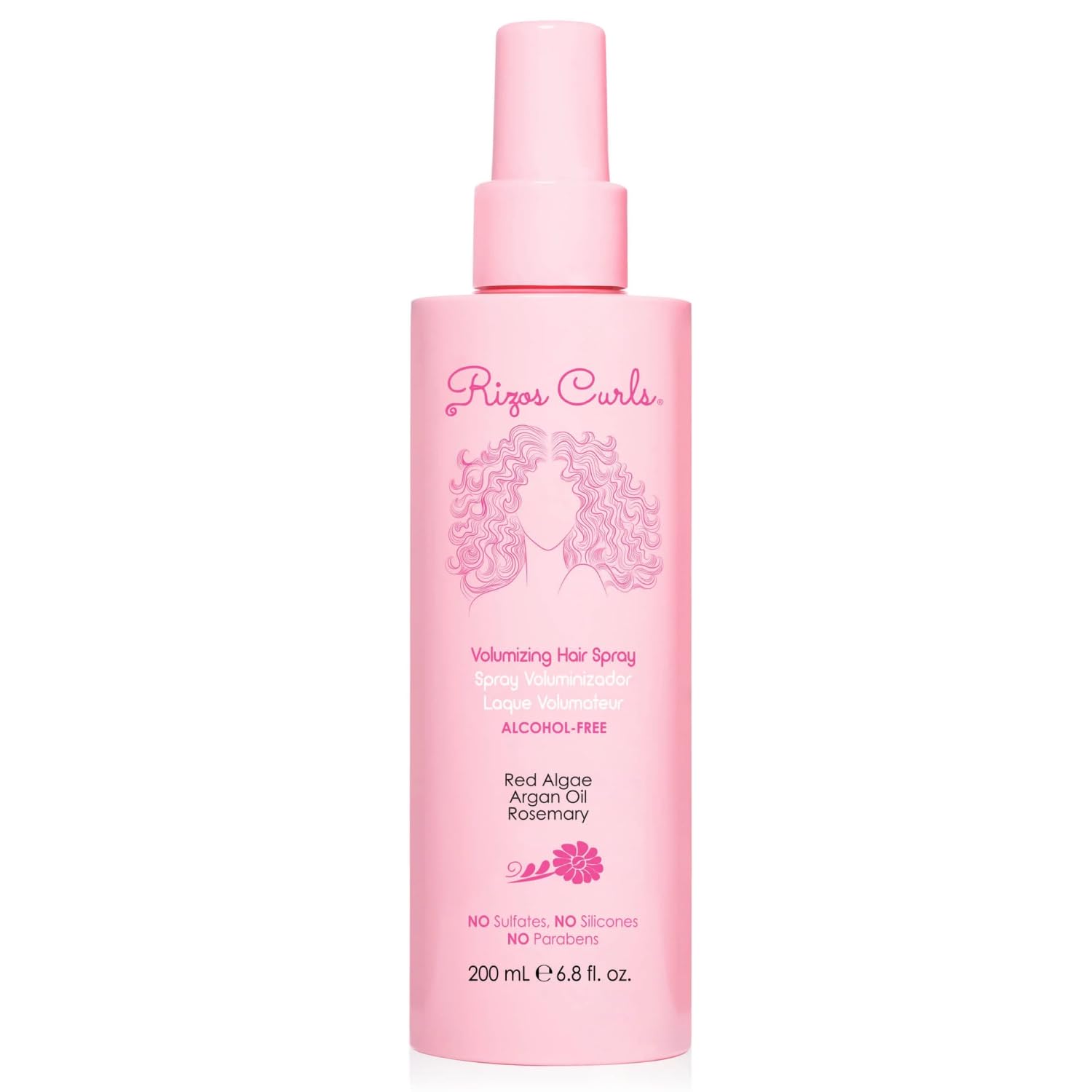 Rizos Curls Alcohol-Free Curl Hair Spray – Flexible Hold & Frizz Control