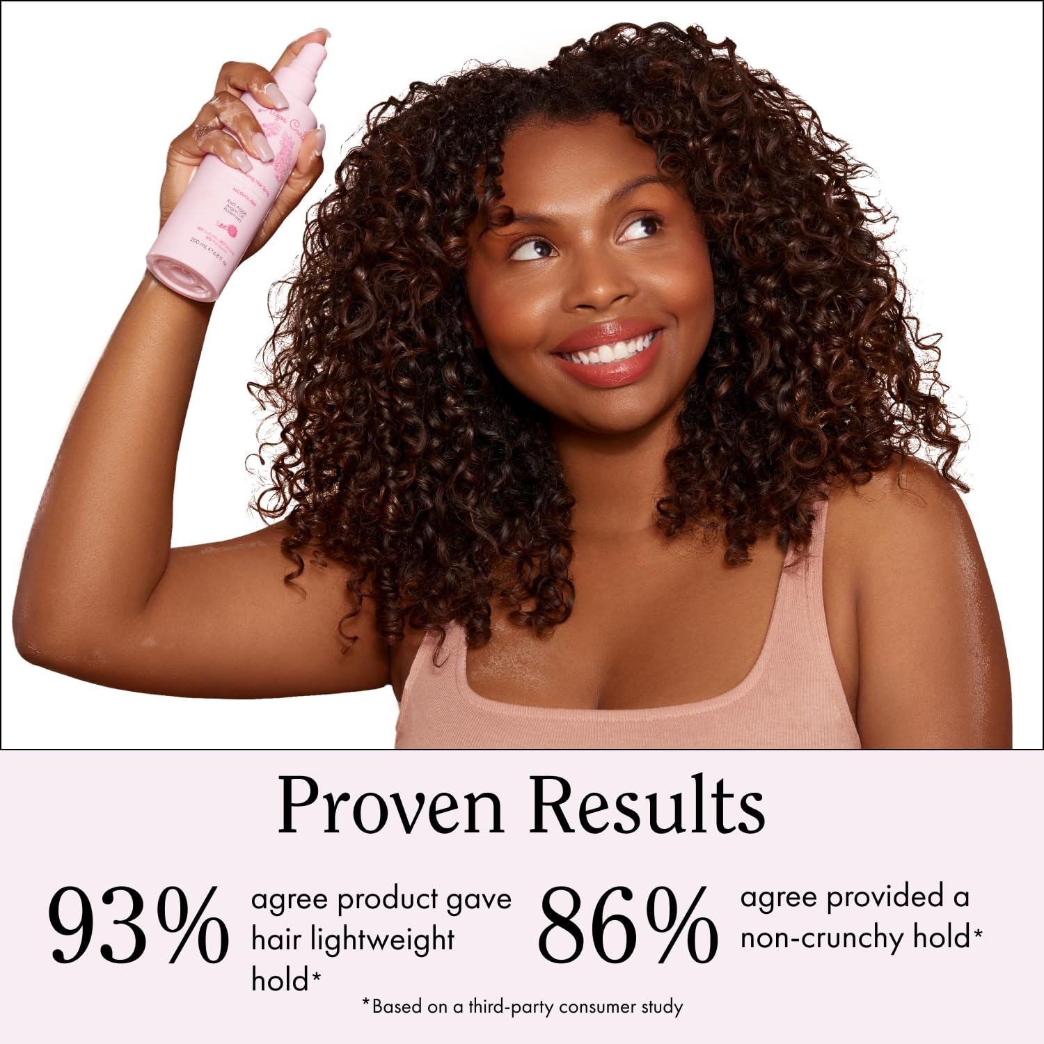 Rizos Curls Alcohol-Free Curl Hair Spray – Flexible Hold & Frizz Control