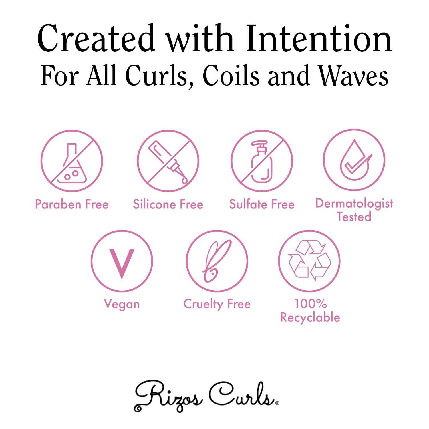 Rizos Curls Alcohol-Free Curl Hair Spray – Flexible Hold & Frizz Control