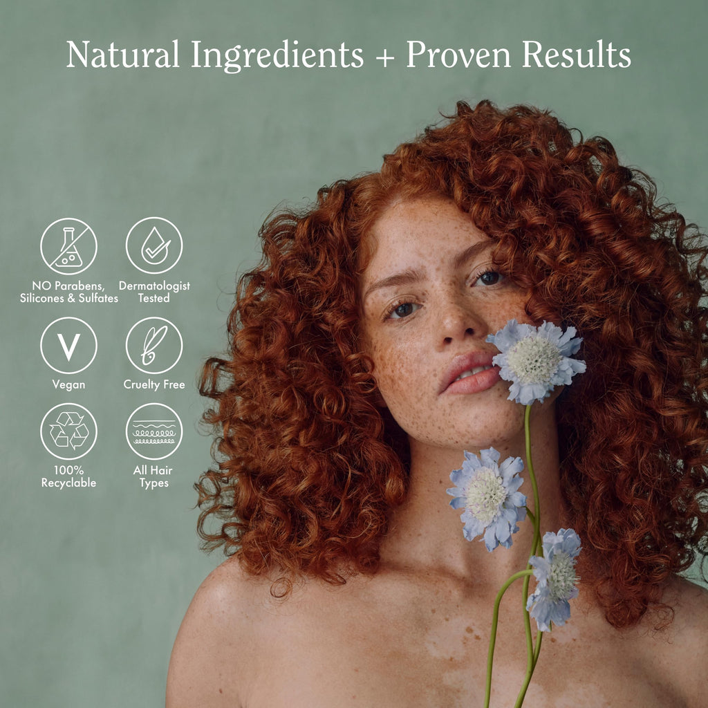 Rizos Curls Biotin Shampoo – Gentle Cleanse, Strengthen & Nourish Hair, Sulfate & Paraben Free