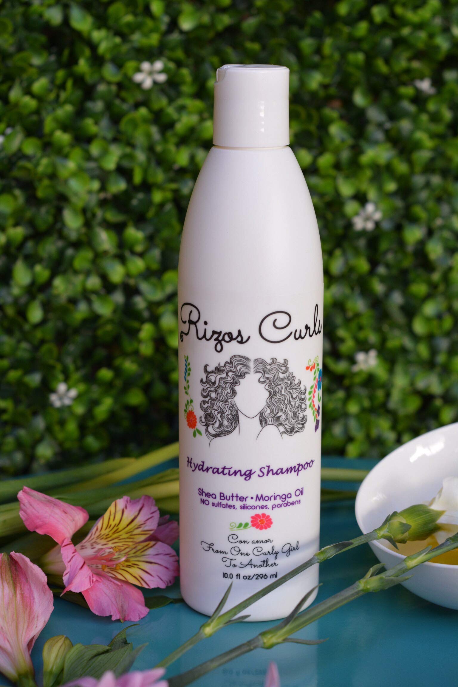 Rizos Curls Hydrating Shampoo (10 fl oz) – Moisturizing Cleanser for Curls