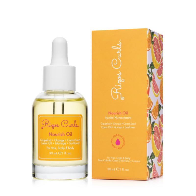 Rizos Curls Nourish Oil – Frizz Control & Split End Repair for All Hair Types