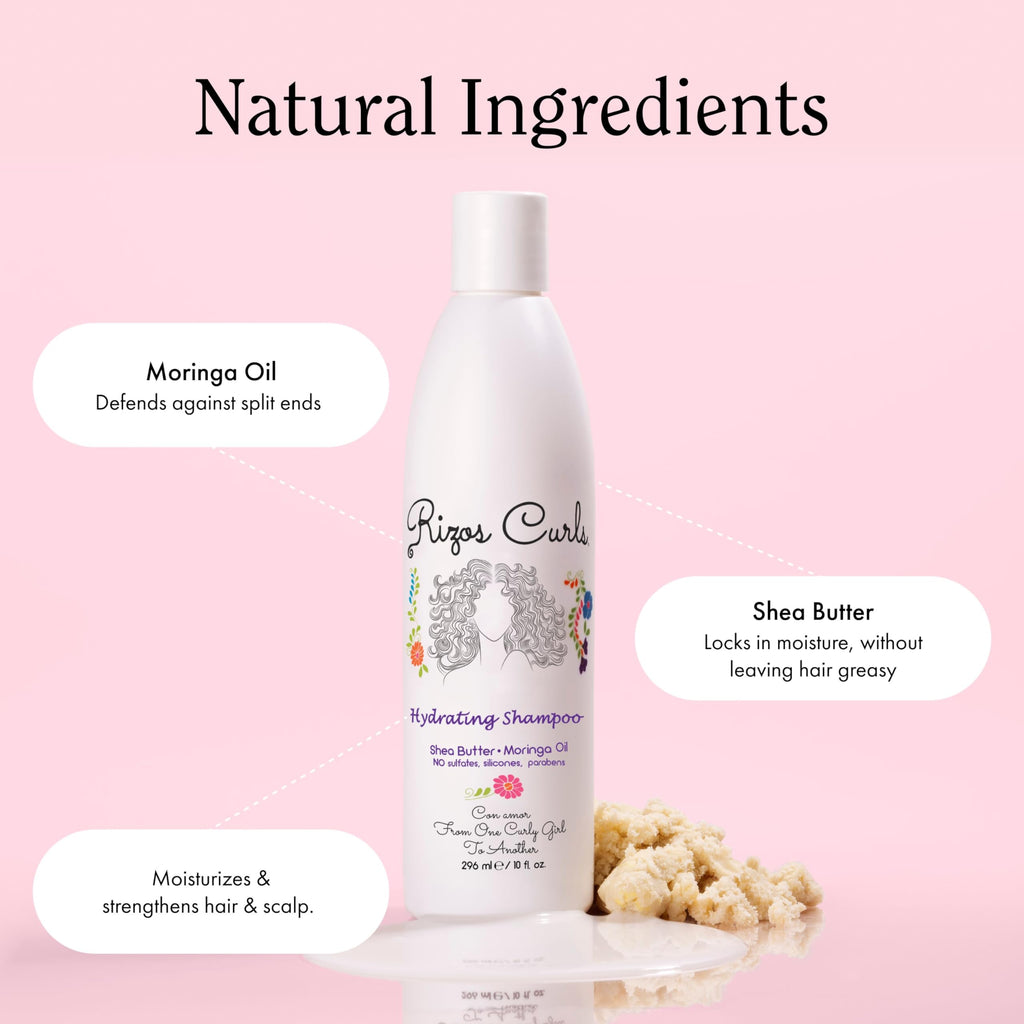 Rizos Curls Wash Day Bundle – Hydrating Shampoo & Deep Conditioner (Sulfate & Paraben Free)