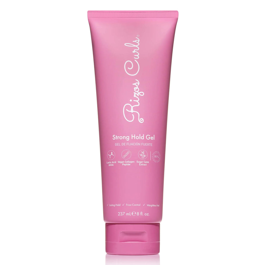 Rizos Curls Strong Hold Gel – Flake-Free, Long-Lasting Hold for Curly, Coily & Wavy Hair | 8oz