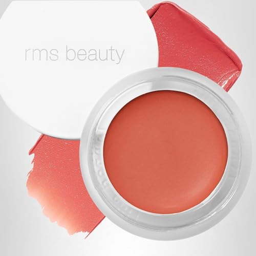 RMS Beauty Lip2Cheek Cream Blush & Lip Tint – Hydrating, Buildable Color, Portable 0.28 oz