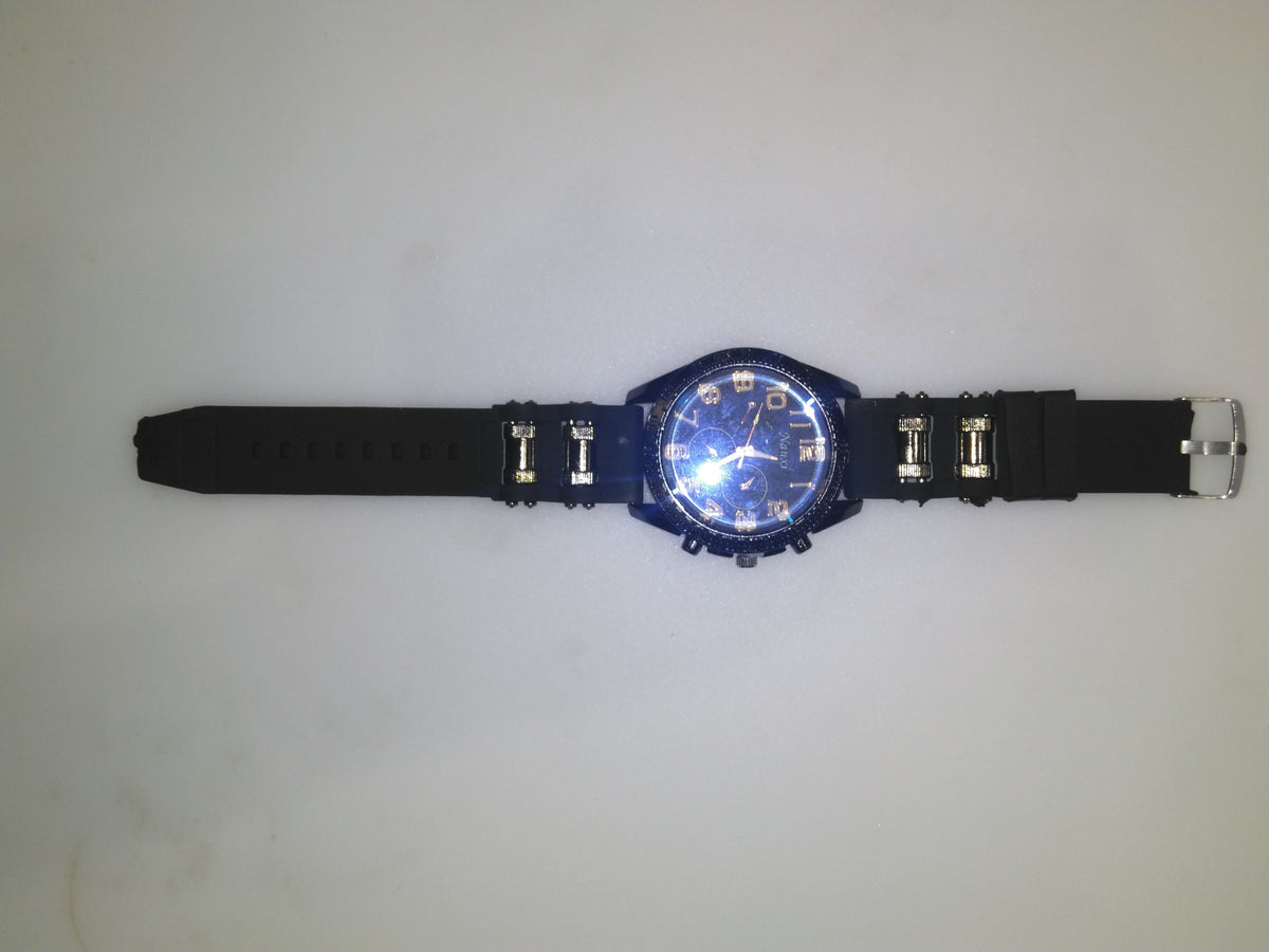 Men’s Black & Gold Sub Dial Sports Watch