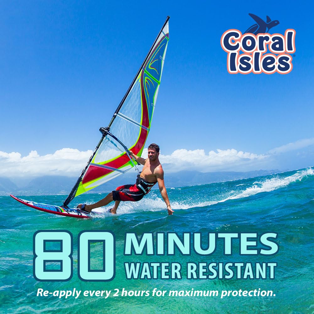 Coral Isles by Rocky Mountain Sunscreen | SPF 50 Lotion | Reef-Safe | Hawaii Compliant | 32 oz