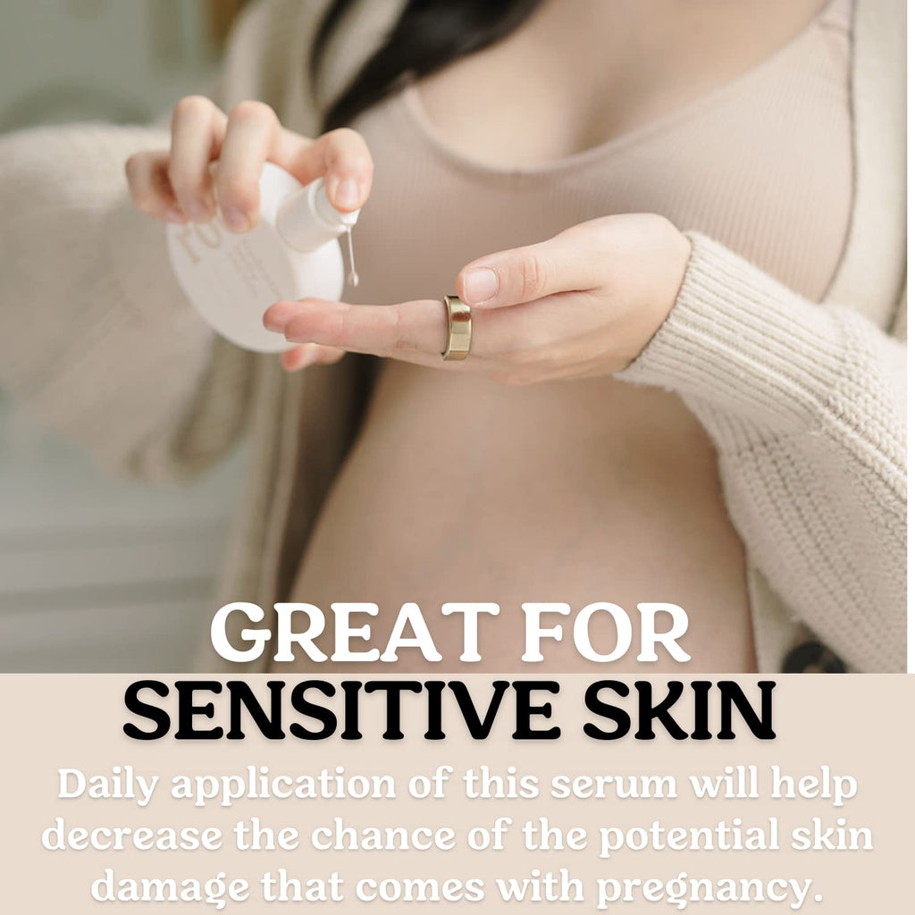 Roe Wellness Belly Stretch Mark Serum for Sensitive Skin – Hydration & Elasticity