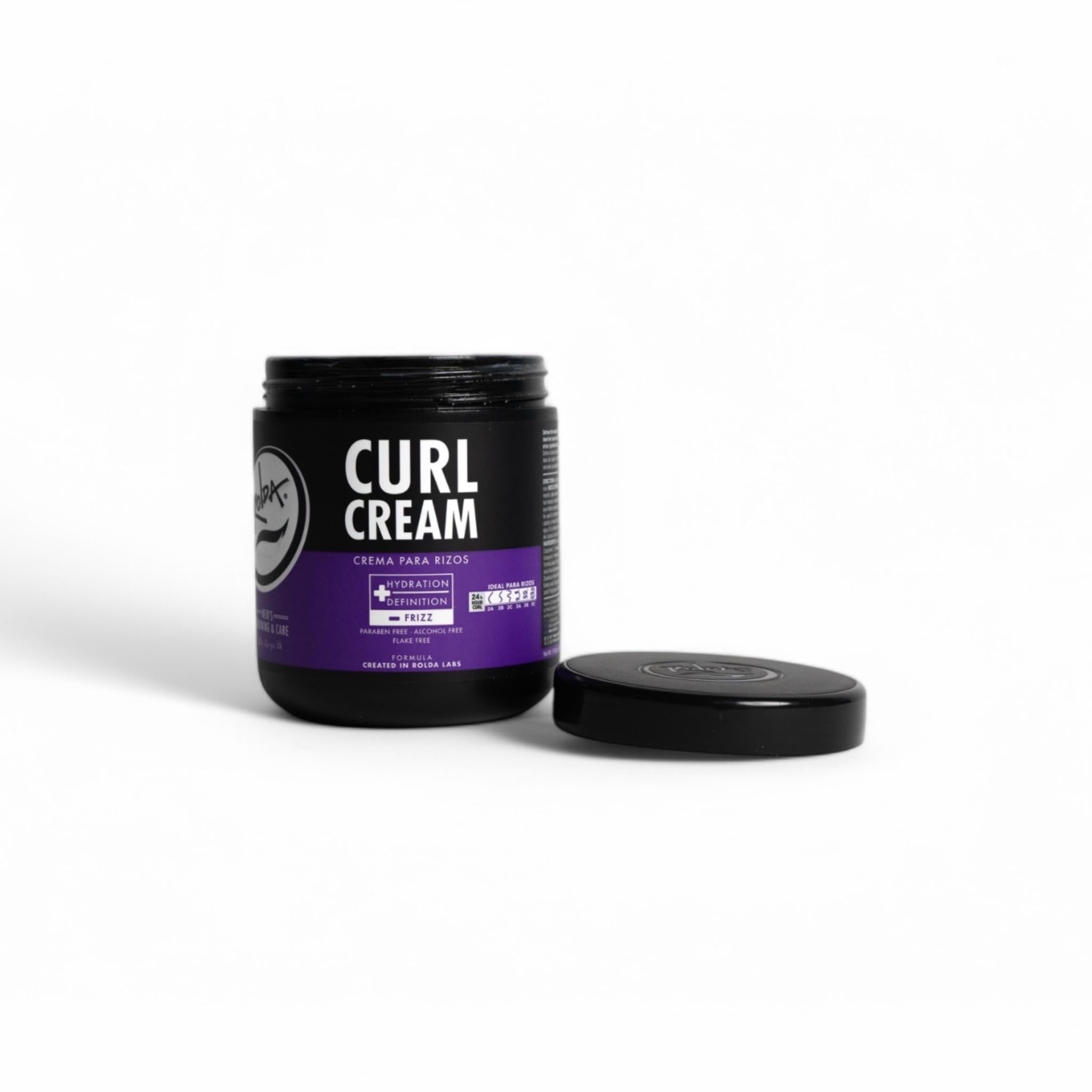Rolda Curl Cream for Men – Lightweight Anti-Frizz Curl Defining Cream with Bio-Rol Oil Blend (35.2 oz)