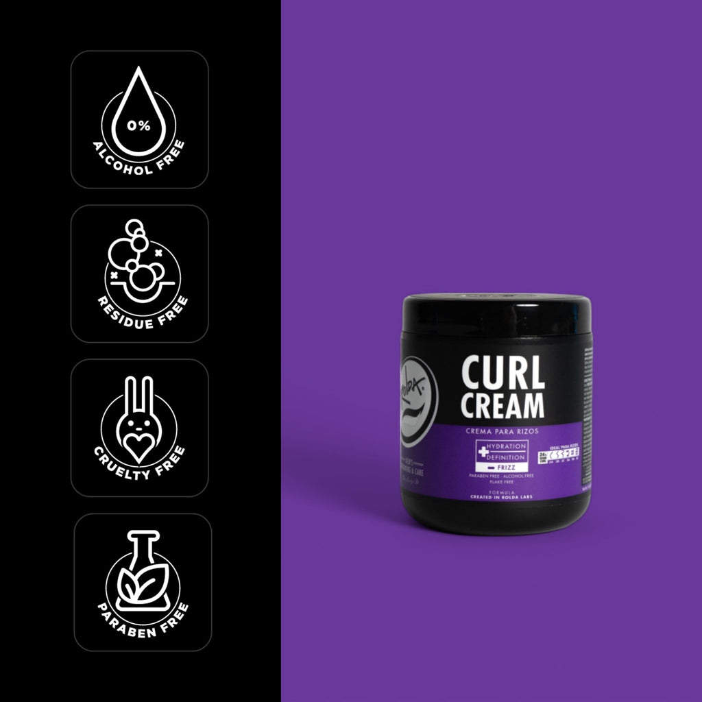 Rolda Curl Cream for Men – Lightweight Anti-Frizz Curl Defining Cream with Bio-Rol Oil Blend (35.2 oz)