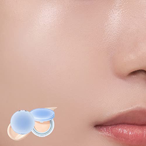 rom&nd Bare Water Cushion 20g – Porcelain 01 (Shade 17) | Instant Hydration, Glow, Vegan