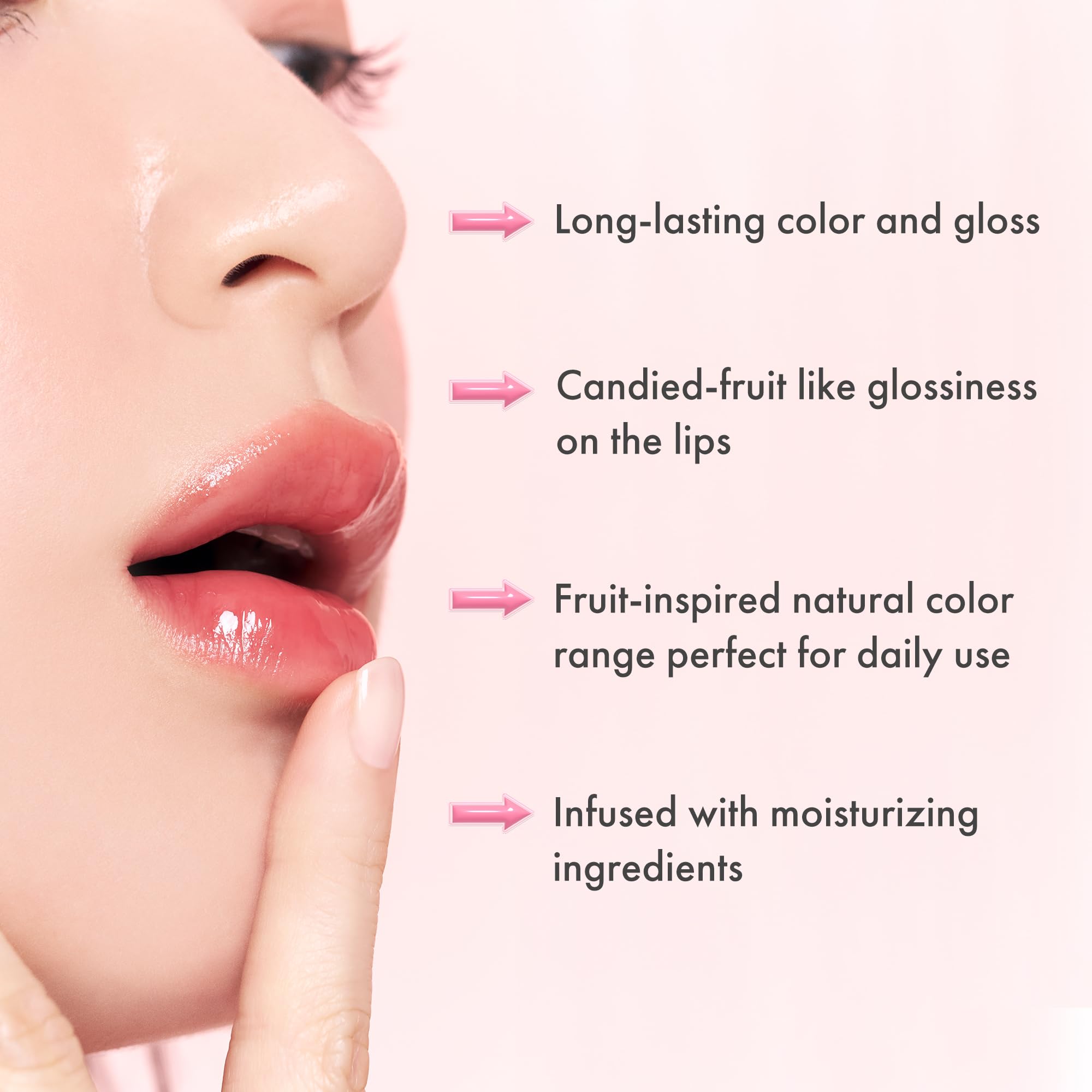 rom&nd THE JUICY LASTING TINT #15 Bare Fig – Plumping, Hydrating Lip Gloss
