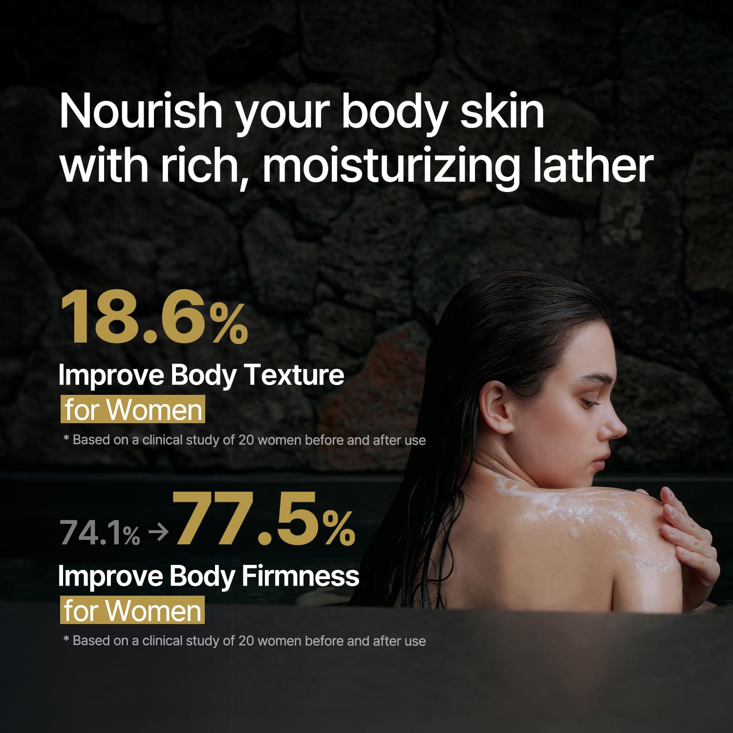 ROOTON Manantio Women’s Vegan Body Cleanser | Hydration, Texture & Elasticity
