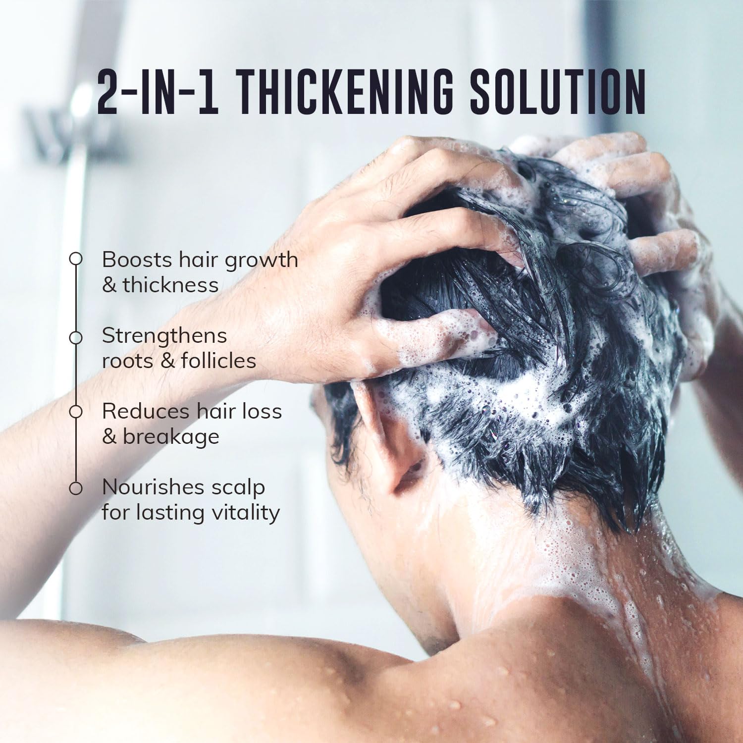 RootStim DHT Blocking Shampoo for Men – Hair Growth & Thickening (10 fl oz)