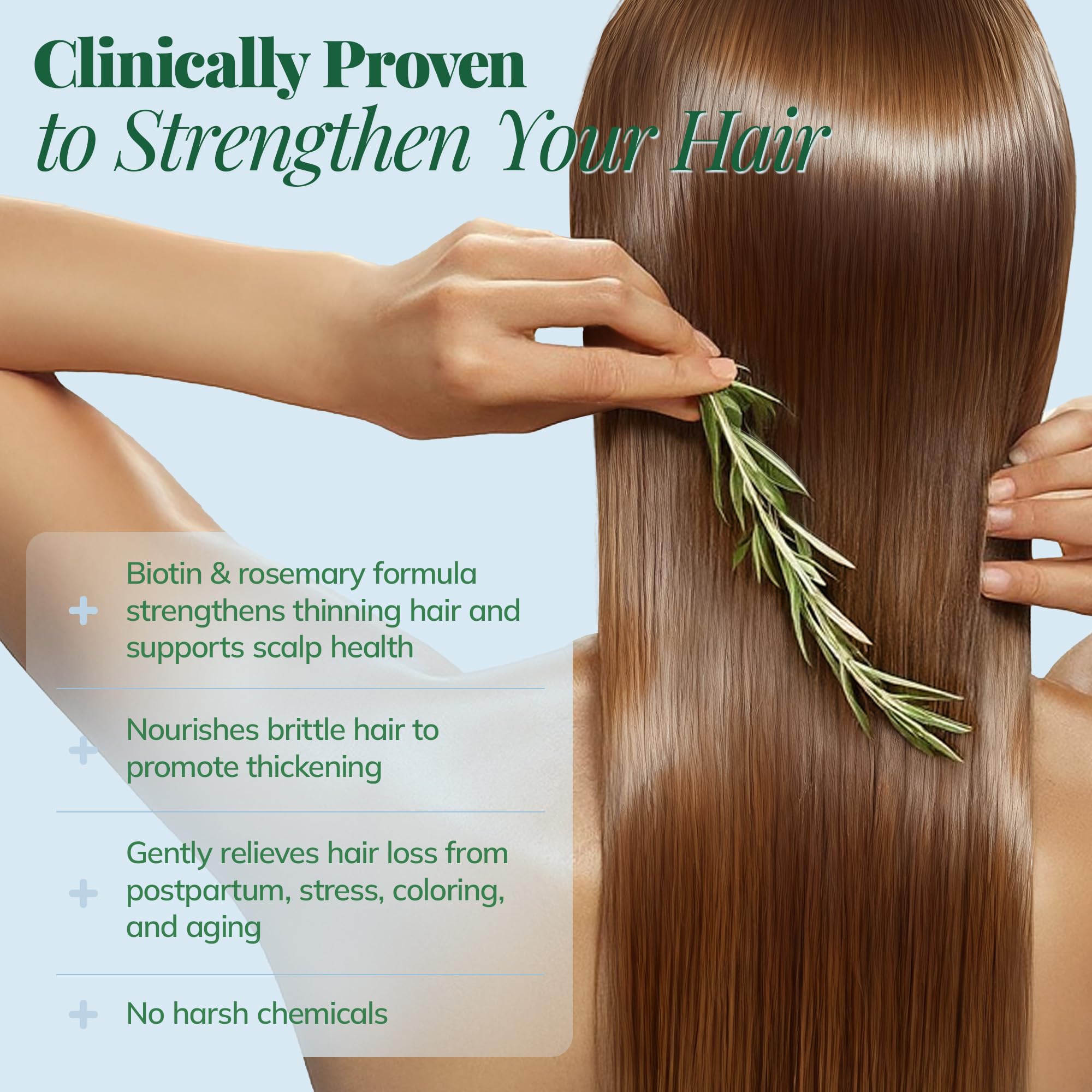 RootStim Hair Growth Shampoo – Rosemary, Caffeine & Biotin for Stronger Roots