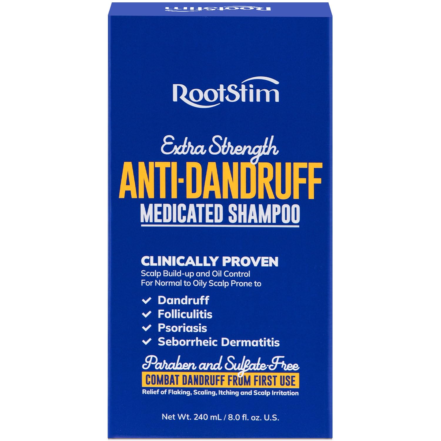 RootStim Seborrheic Dermatitis Shampoo | Dandruff & Itchy Scalp Relief with Selenium Sulfide