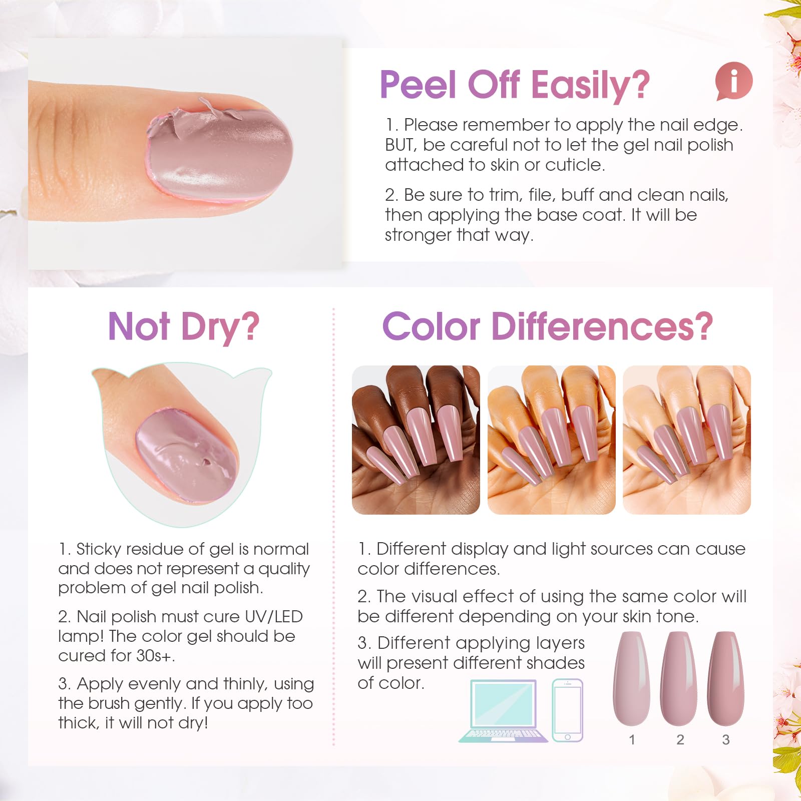 ROSALIND Reflective Glitter Gel Nail Polish – 8-Color Sparkle Gel Set for Soak-Off UV Gels