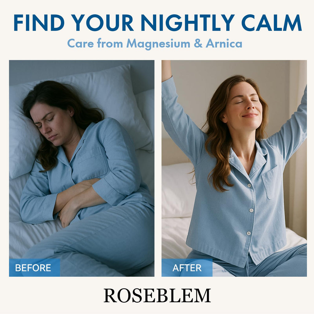 Roseblem Magnesium Cream with Arnica & Lavender – Muscle Relief, Relaxation & Sleep Support
