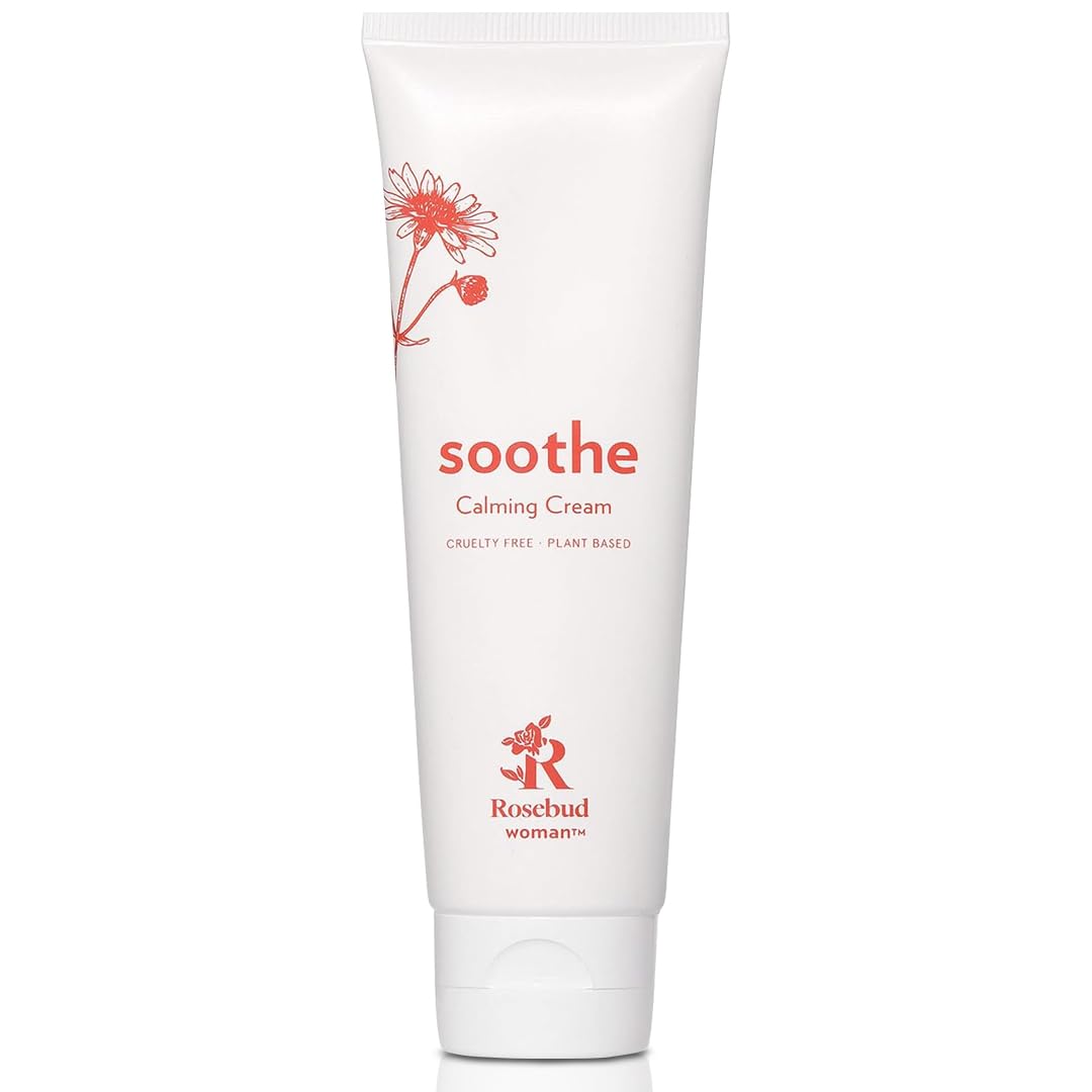 Rosebud Woman Soothe Calming Cream with Arnica & Chamomile – Soothes Itchy Skin & Sensitive Areas (2.7 oz)