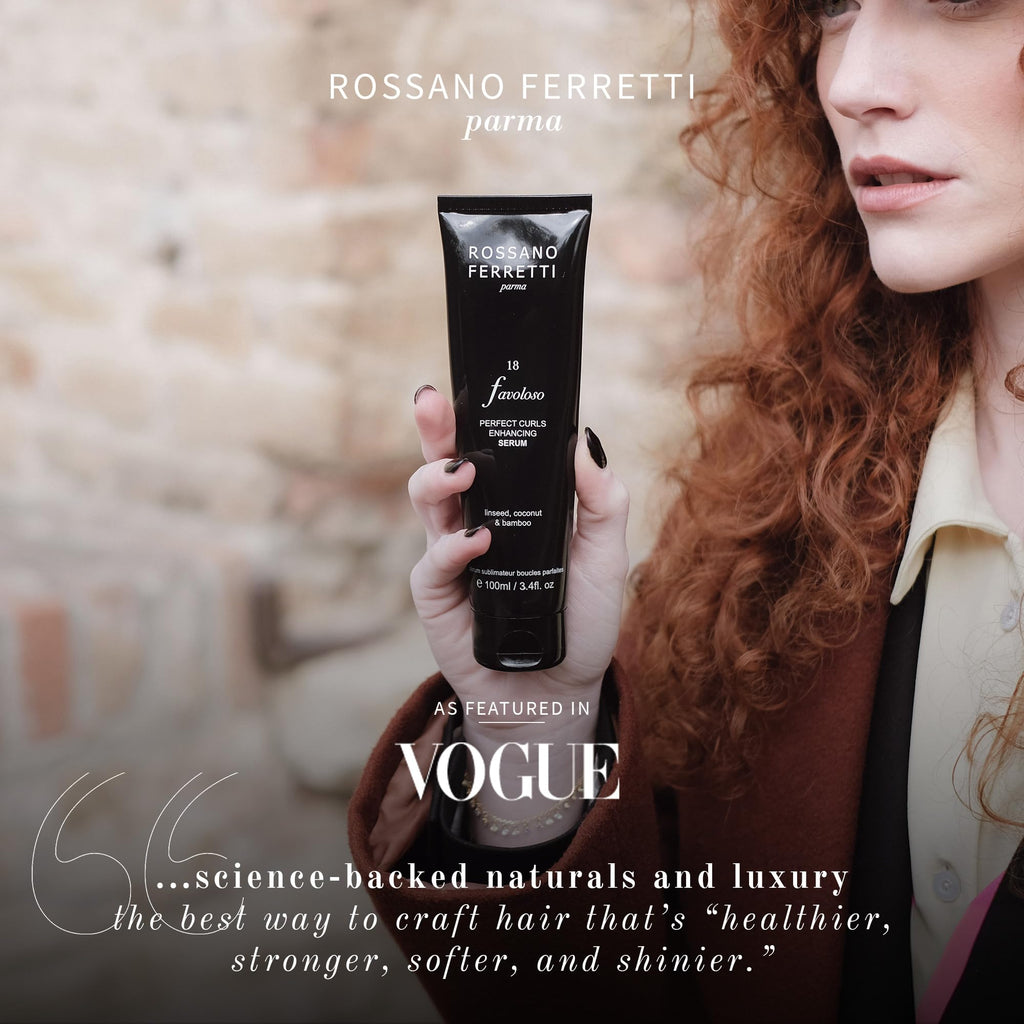 Rossano Ferretti Favoloso Perfect Curls Enhancing Serum | Curl Definition, Hydration, Shine | Silicone Free & Vegan