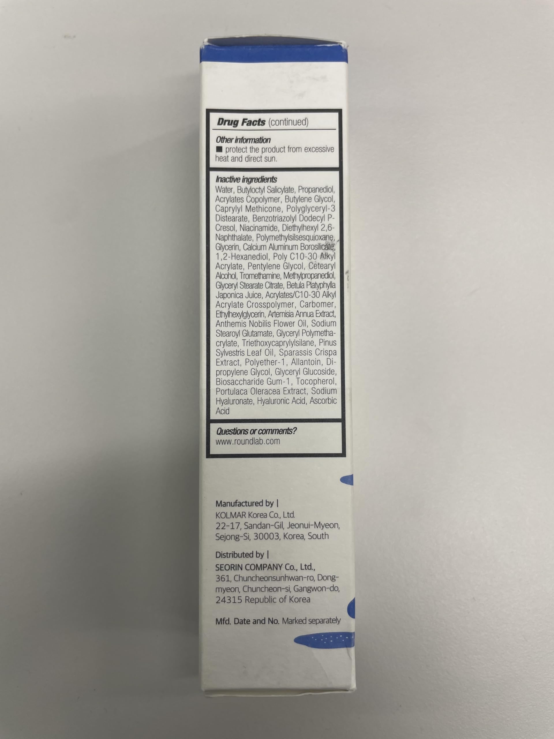 ROUND LAB Birch Juice Moisturizing UV LOCK SPF 45 – Lightweight, Fragrance-Free Sunscreen with No White Cast