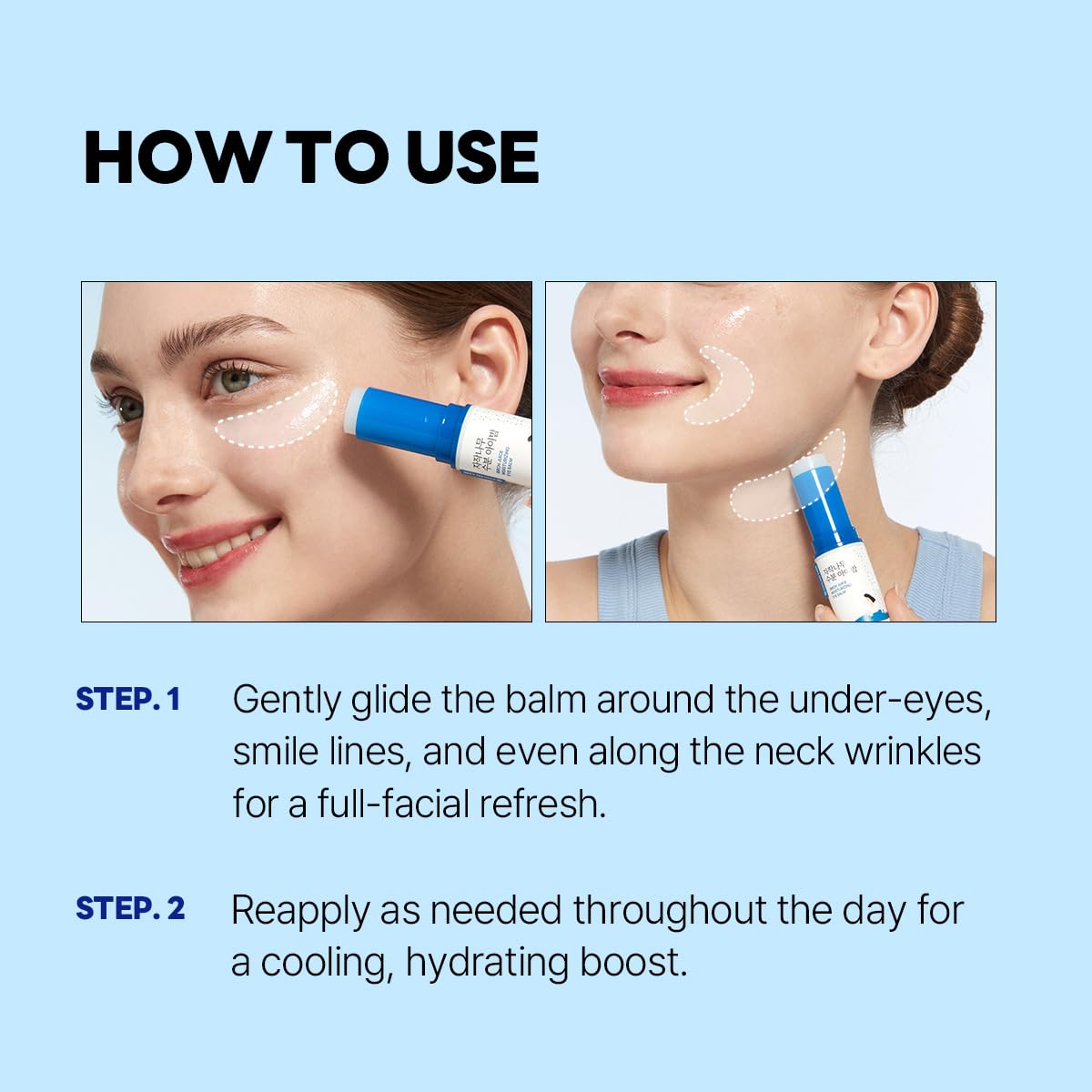 ROUND LAB Birch Juice Eye Stick | Icy Cooling Depuffing Balm for Puffy Eyes & Dark Circles | 0.35 oz