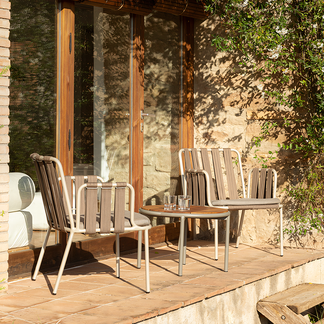 Artemis Outdoor Rattan Dining Chair, For Patio Garden