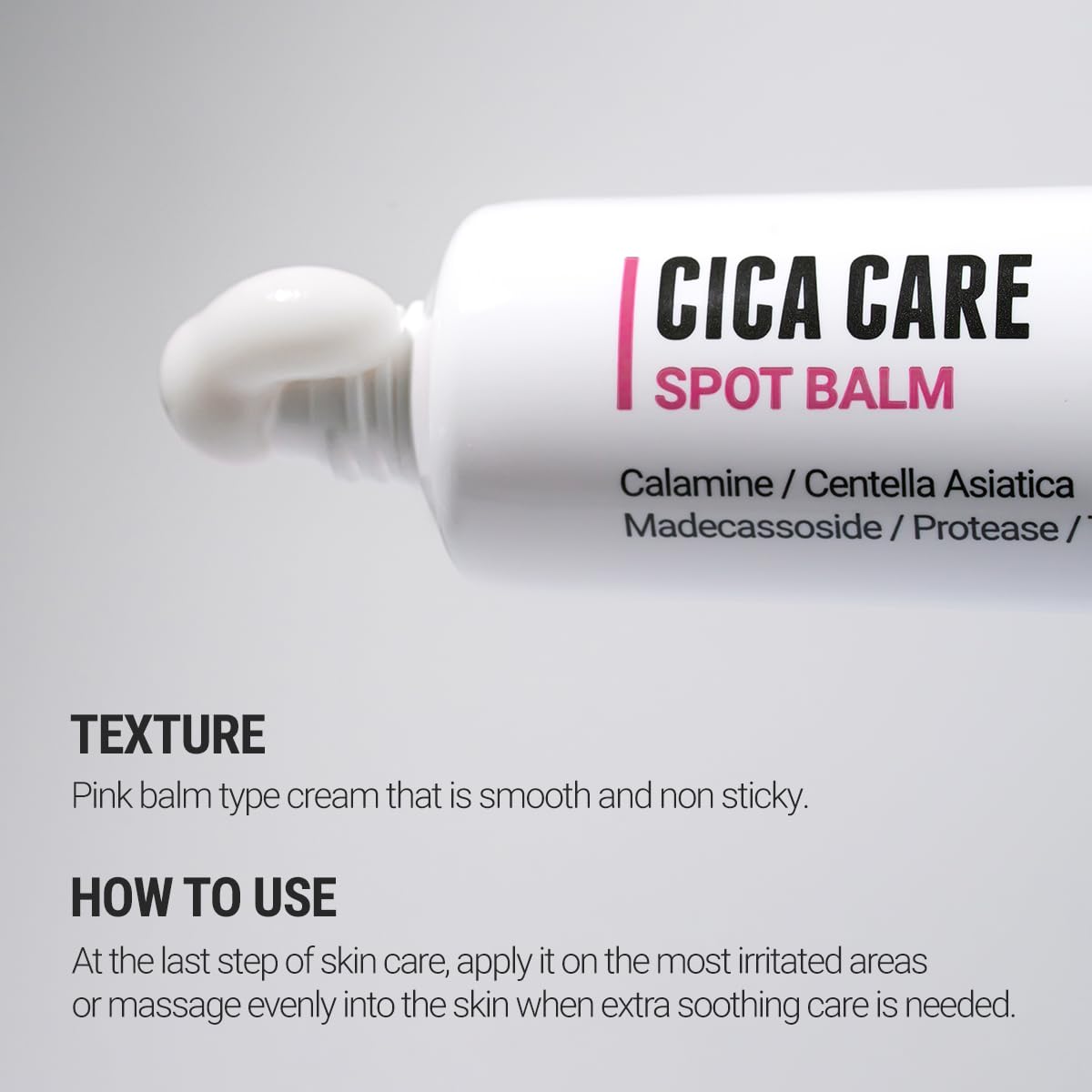 ROVECTIN Cica Care Face Balm — Immediate Redness Relief for Acne-Prone & Sensitive Skin (1.4 fl oz) | Calamine & Madecassoside