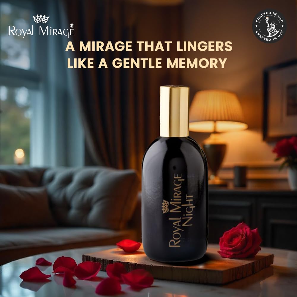 Royal Mirage Night Eau de Cologne – Premium Floral & Powdery Musk, 120ml