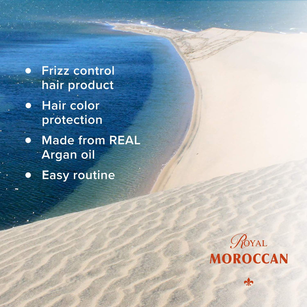 Royal Moroccan Sulfate-Free Shampoo | Argan Oil for Color-Treated Hair | Moisturizing Shampoo (1000 ml)