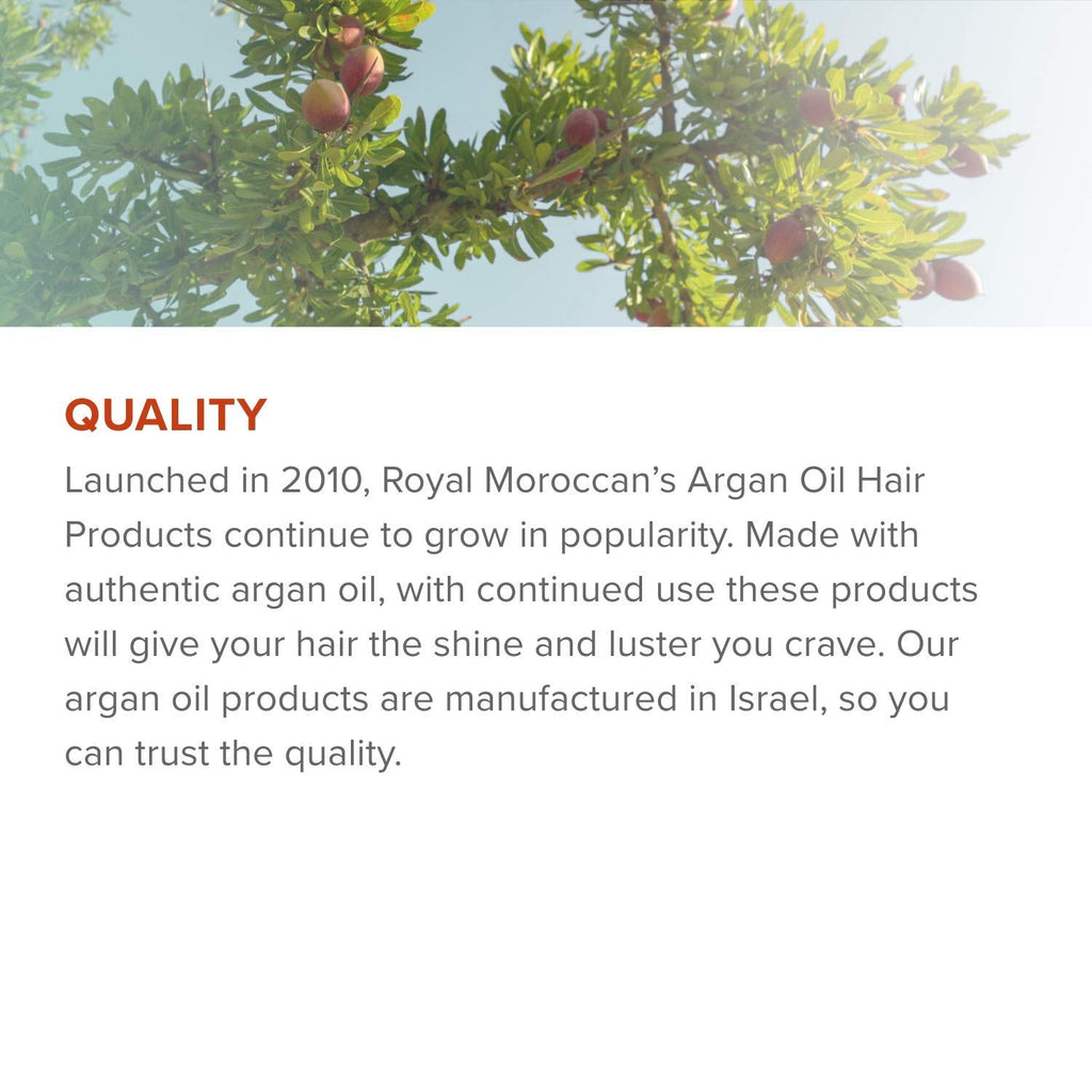 Royal Moroccan Sulfate-Free Shampoo | Argan Oil for Color-Treated Hair | Moisturizing Shampoo (1000 ml)