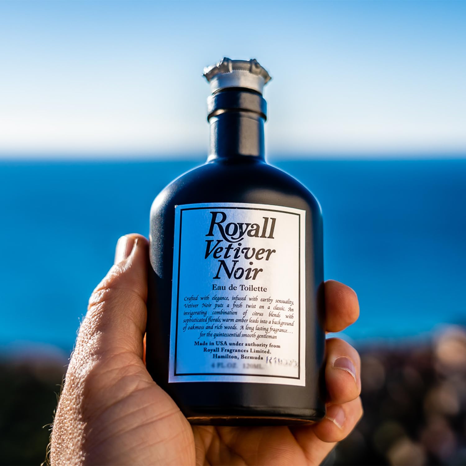 Royall Lyme Vetiver Noir Eau de Toilette for Men – 4 oz