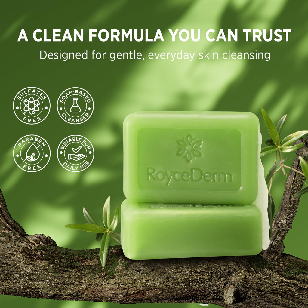 RoyceDerm Tea Tree Body Wash & Soap Set – Refreshing Cleanse with Tea Tree & Wormwood
