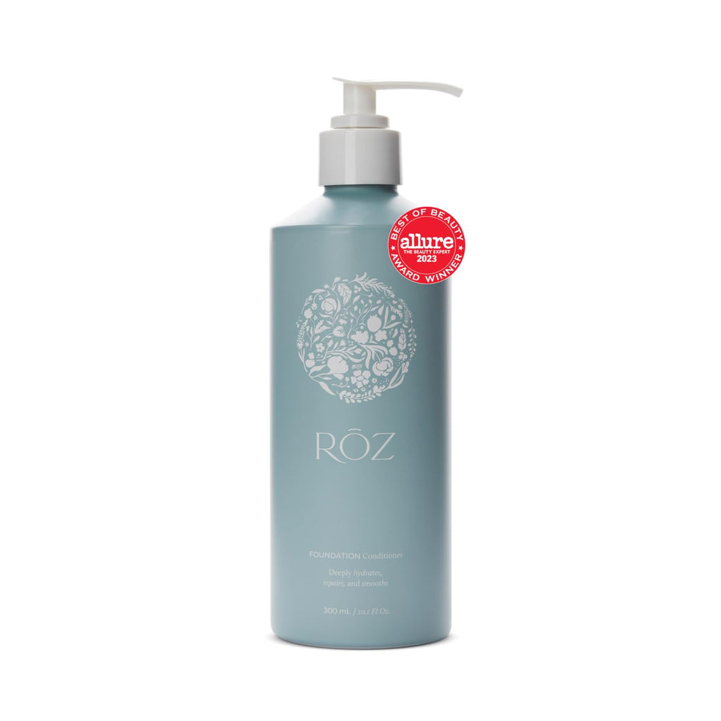 RŌZ Foundation Conditioner | Hydrating Ceramides, Pea Peptides | All Hair Types | Vegan