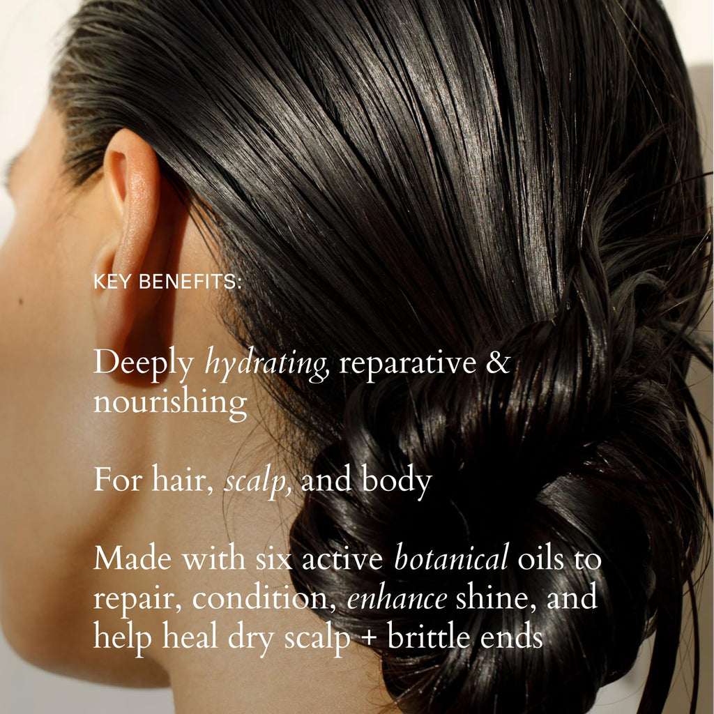 RŌZ Willow Glen Treatment Oil – Multi-Purpose Organic Vegan Nourishing Oil for Hair, Scalp & Body | 2 fl oz / 60 ml