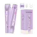 RtLvio Bikini Shaver 2-in-1 Dual Head Electric Trimmer – Wet & Dry, IPX7 Waterproof, Purple2