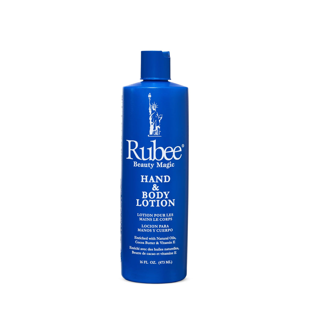 RUBEE Body & Hand Lotion – 6-Pack Non-Greasy 16oz Moisturizer