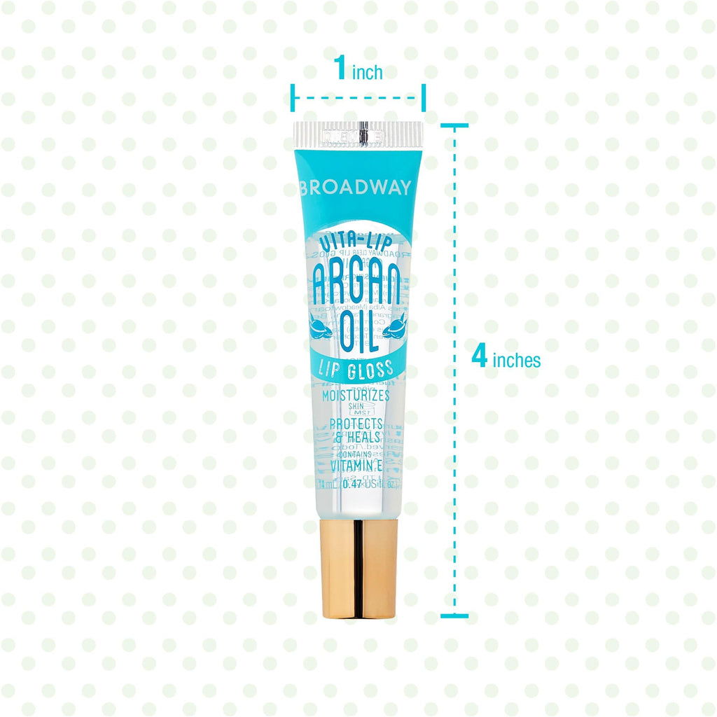 Ruby Kisses Broadway Vita-Lip Clear Lip Gloss (48 Pack) – Ultra Hydrating & High Shine