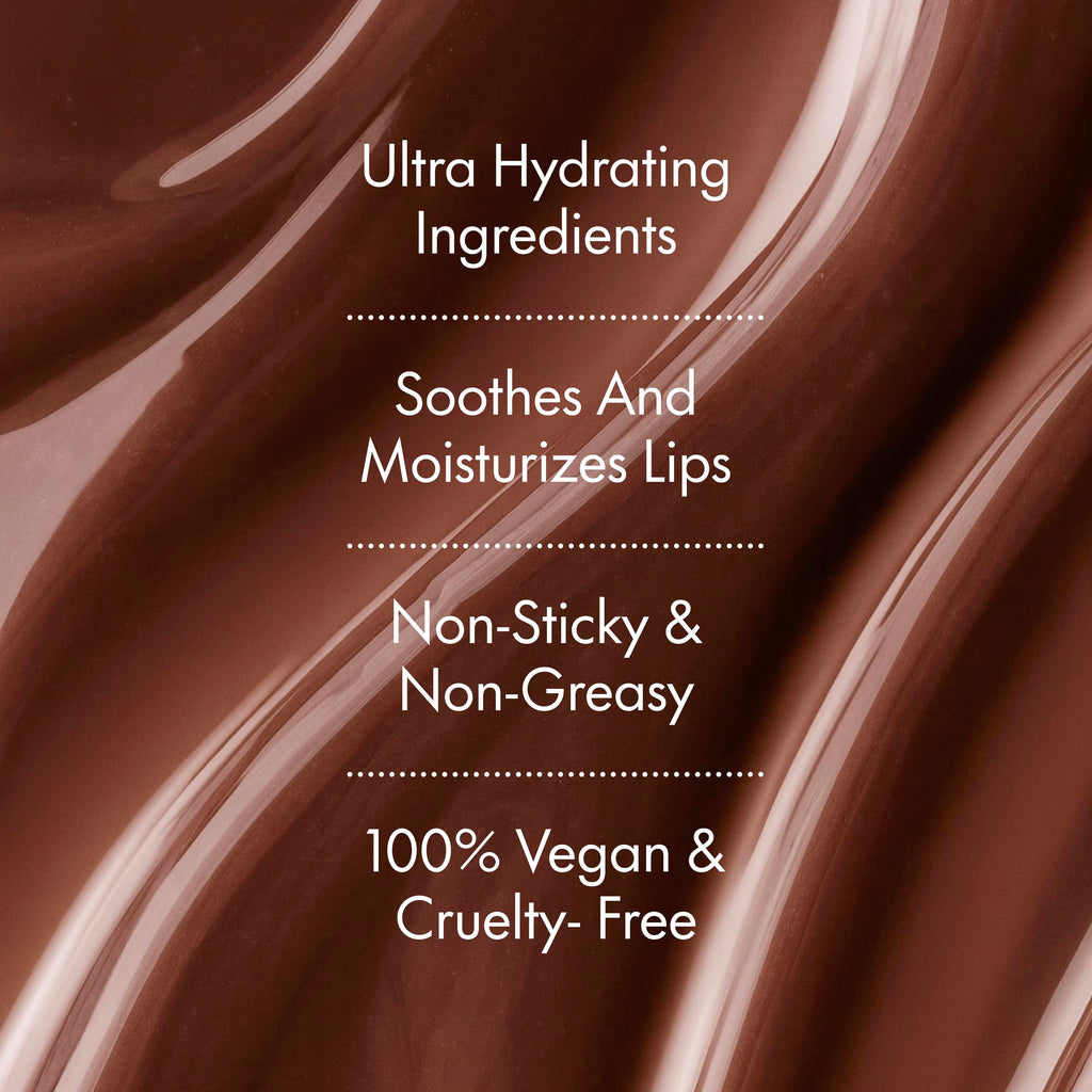 Ruby & Millie Tinted Lip Balm Hot Cocoa – Hydrating Vegan Lip Butter 0.5 oz